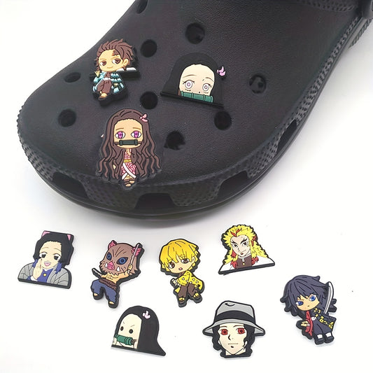 10PCS Cartoon Shoe Charms Clogs Shoes Accessories