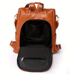 Vintage Convertible Travel Daypack Women's School Bag