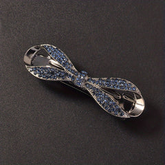 Rhinestone Bow Hair Clip French Barrette Ponytail Clip Hair Accessories