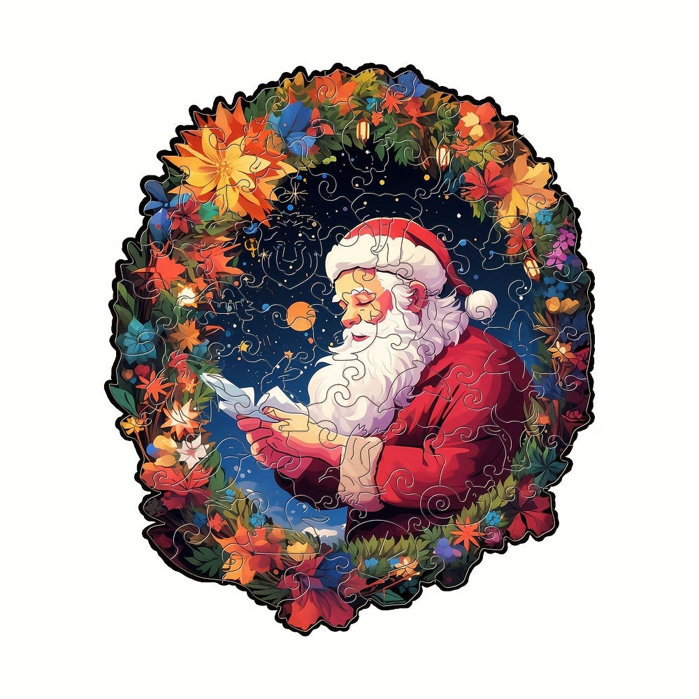 Christmas Wooden Puzzle Adult Puzzle Animal Puzzle Holiday Entertainment