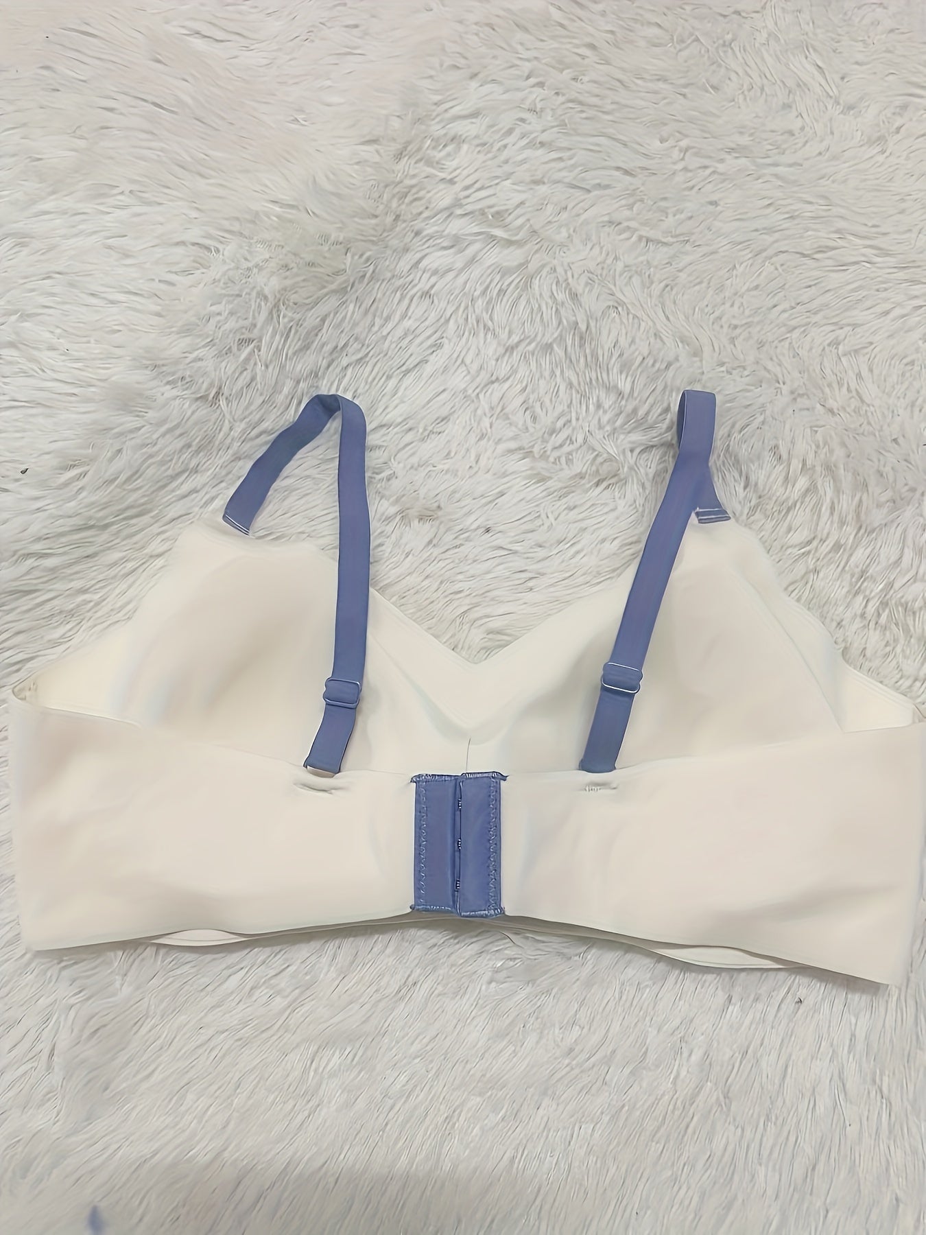 Colorblock Wireless Push Up Bra