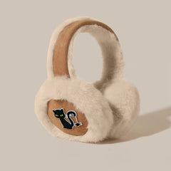 Faux Fur Earmuffs Warm Ear Covers Coffee Unisex Outdoor Cold