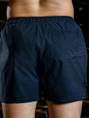 Men's Loose Solid Shorts With Pockets Active Breathable Drawstring Shorts