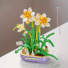 Colorful Flower Arrangement Set with Peonies & Orchids
