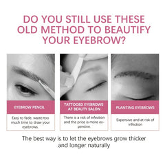 Eyelash and Eyebrow Enhancer Serum - Grow Longer Thicker Fuller Lashes Brows