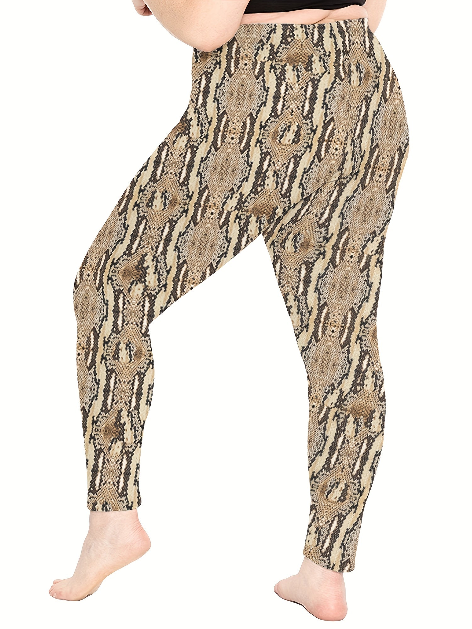  Geo Print High Waist Yoga Leggings