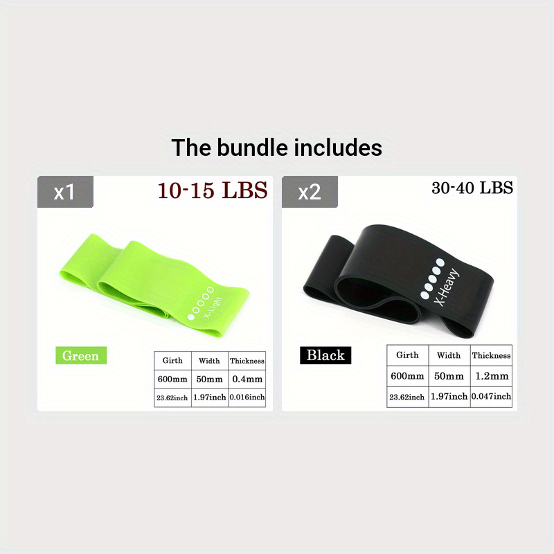 Yoga Resistance Belt for Leg Thigh Hip Arm Training Elastic Tpe Pilates