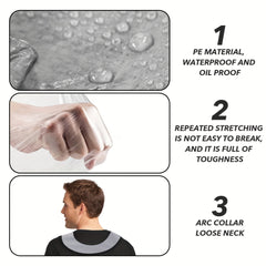 Disposable Aprons for Barber Hair Cut - 50/100pcs Anti Dirt Aprons