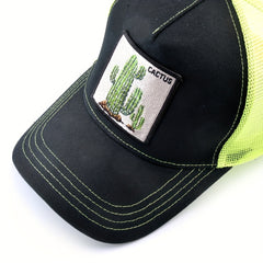 Sunshade Cactus Embroidery Print Baseball Cap for Outdoor Sport