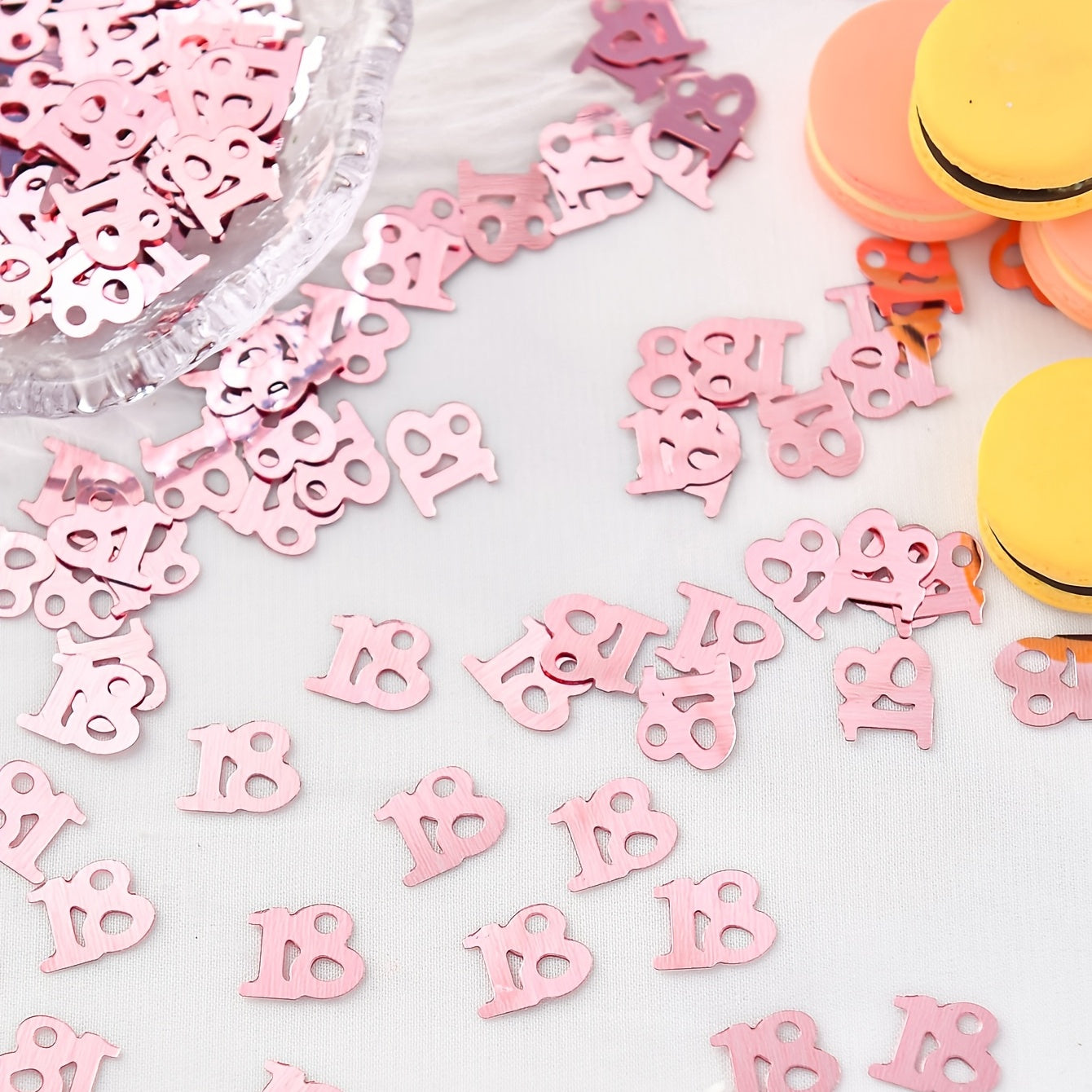 Rose Gold Party Confetti Sprinkles for Decorations