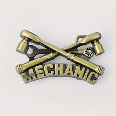 Vintage Tool Wrench Belt Buckle For Women & Men