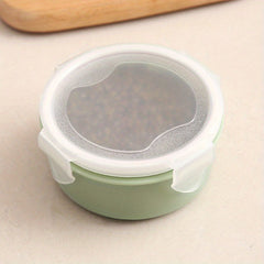 Mini Round Food Preservation Box Rectangular Plastic Storage Box