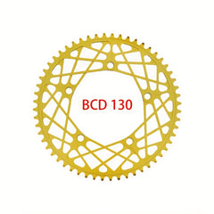 BOLANY 54 56 58T BMX Folding Bike Chainwheel 130BCD Narrow Wide Chainring