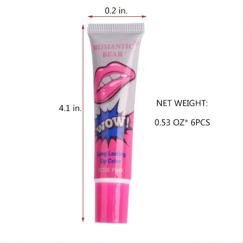 Waterproof Lip Tint Set: Matte Gloss Stain for Women