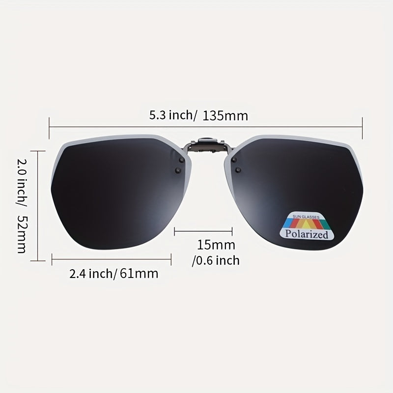 Myopia Polarized Clip Sunglasses for Driving Fishing