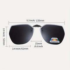 Myopia Polarized Clip Sunglasses for Driving Fishing