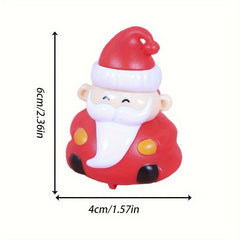 Christmas Santa Claus Toy Car Random Cartoon Design Pullback Car For Kids
