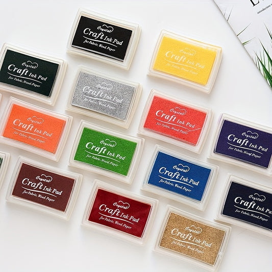 DIY Vintage Crafts Ink Pad Colorful Inkpad Stamps Sealing Decoration Stamp