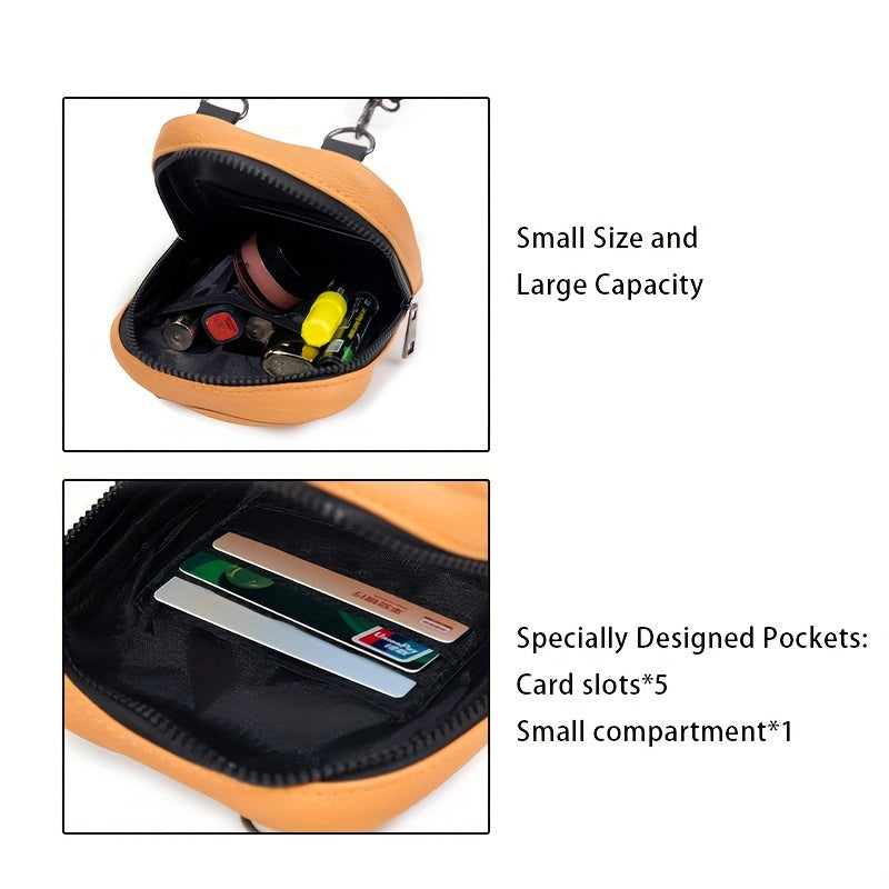 Solid Small Ladies Shoulder Bag with Adjustable Strap for Travel and Work