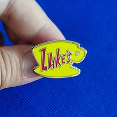 Luke's Brooch Enamel Metal Badges Lapel Pin Jackets Jeans Accessories
