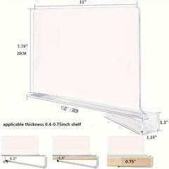 Detachable Storage Organizer with Plastic Shelves