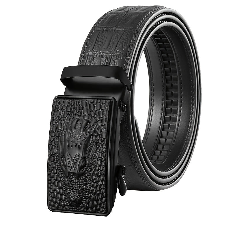 Fish Automatic Buckle PVC Belt For Men