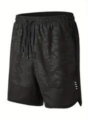 Men's Camo Sports Shorts Drawstring Casual Quick Dry Summer Clothing