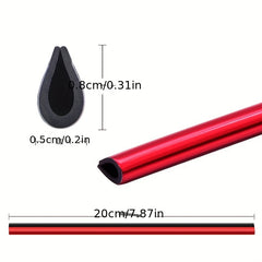 10PCS Car Air Conditioner Outlet Decorative Moulding Trim Strips