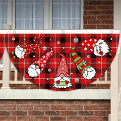 Christmas Outdoor Hanging Flag Cartoon Digital Printing Scene Decoration