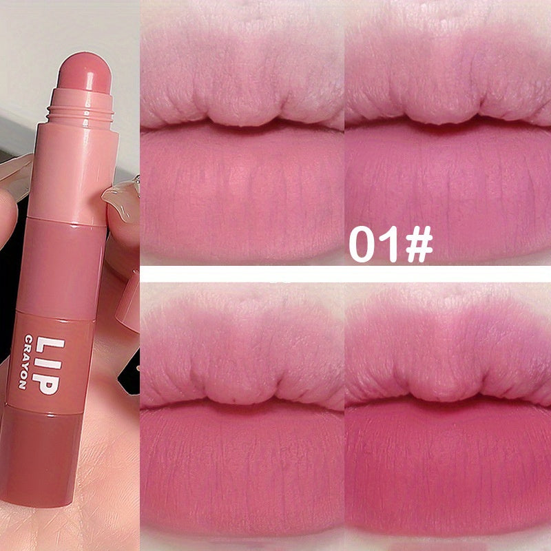 Matte Crayon Lipstick Set 4 Waterproof Velvet Long-lasting Lip Gloss