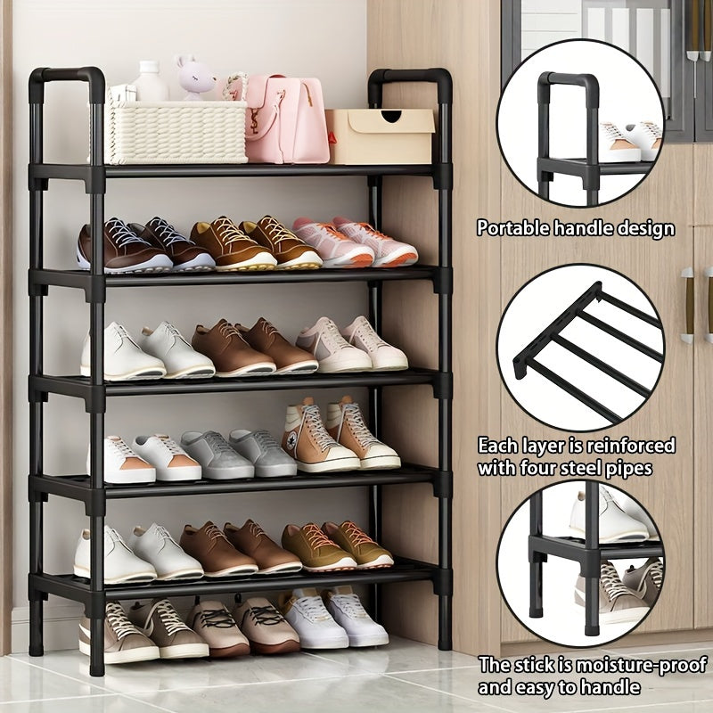 Household Shoe Storage Rack Large Capacity Space Saving Organizer
