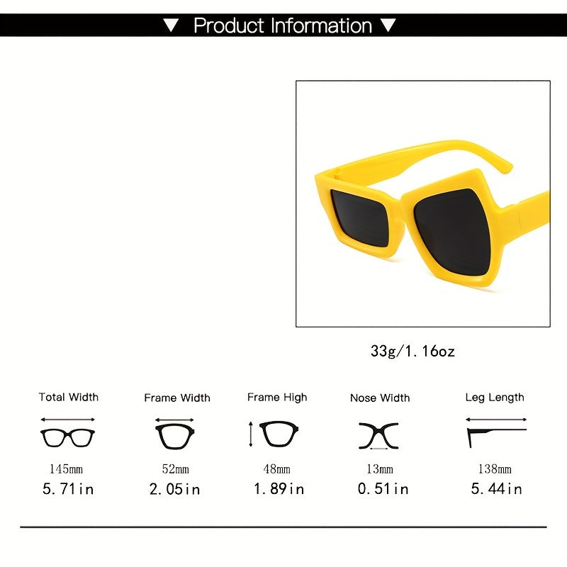 Irregular Sunglasses For Women Men Y2K Funny Photo Booth Props Glasses