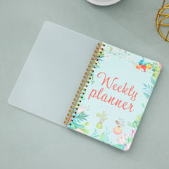 A5 Weekly Planner Coil Notebook 72 Sheets