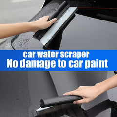 Car Water Scraper Detailing Supplies Silicone Windshield Wash Scraper Tool