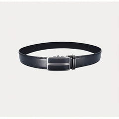 Men's Leather Belt Automatic Buckle Business Suit Waist Strap