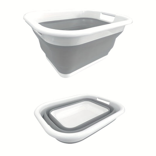 Foldable Storage Basket Outdoor Picnic Food Organizer
