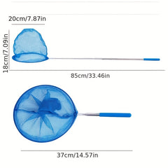 Kids Stainless Steel Telescopic Fishing Net for Butterflies and Insects
