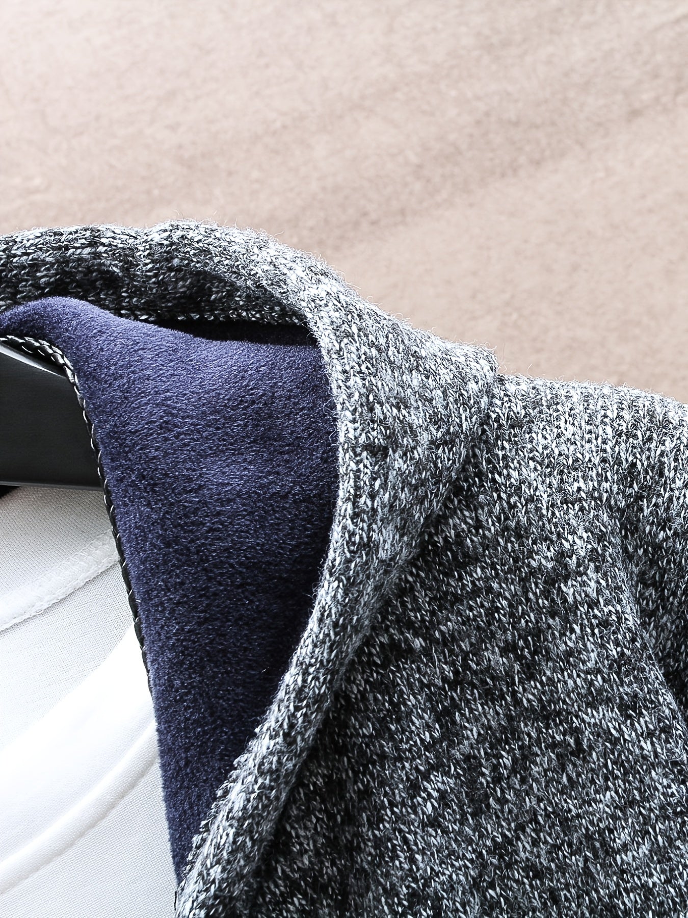 Men's Cable Knit Zip Hooded Sweater