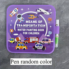 Magic Water Doodle Pad Sea Animals & Traffic Filling Book for Kids