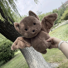 Bat Plush Toy Soft Filled Stuffed Animal with Expressive Eyes - Mixed Colors