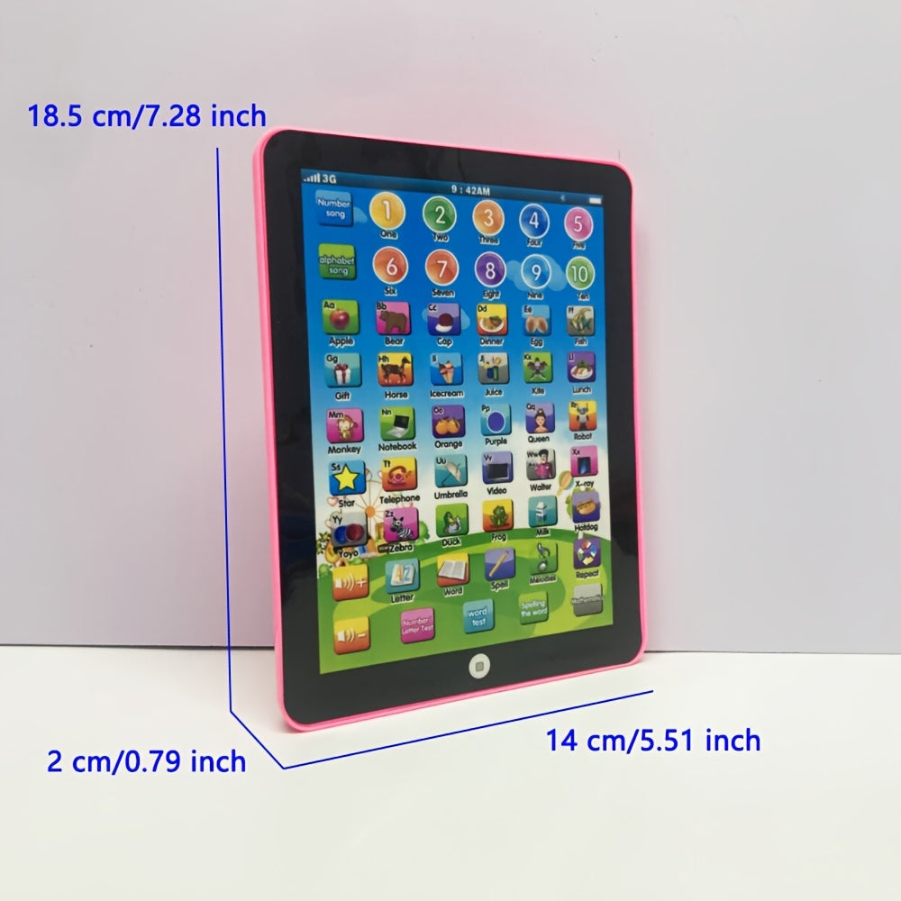 Interactive Kids Learning Tablet Educational Toy Pink Ages 3 Y