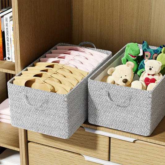 Portable Clothes Storage Drawer Box With Handles & Support Frame