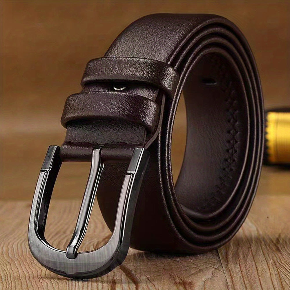 Needle Buckle Belt Men's Perforated Casual Vintage Business Belt