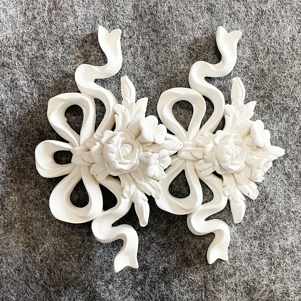 PU Combination Horizontal Flower Poly French Decoration Carved Flower