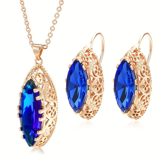 Zircon Clover Pattern Jewelry Set for Women