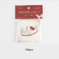 Romantic Sticky Notes - 100 Sheets