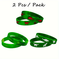 Jurassic Dinosaur Silicone Bracelet for Dino Theme Parties