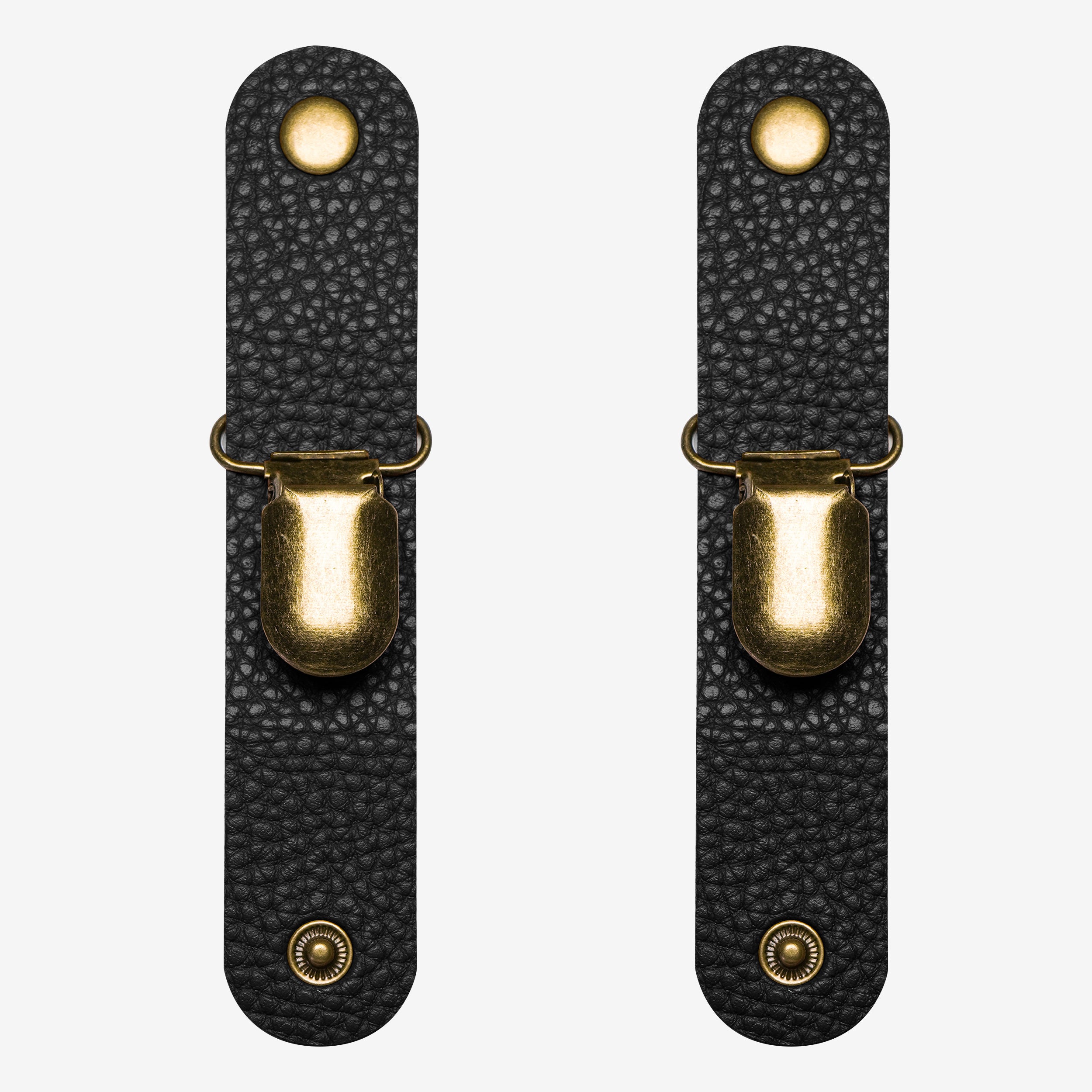 2Pcs Leather Hat Clip Bag Holder for Handbag Backpack Luggage
