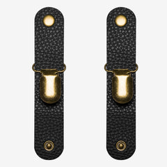 2Pcs Leather Hat Clip Bag Holder for Handbag Backpack Luggage