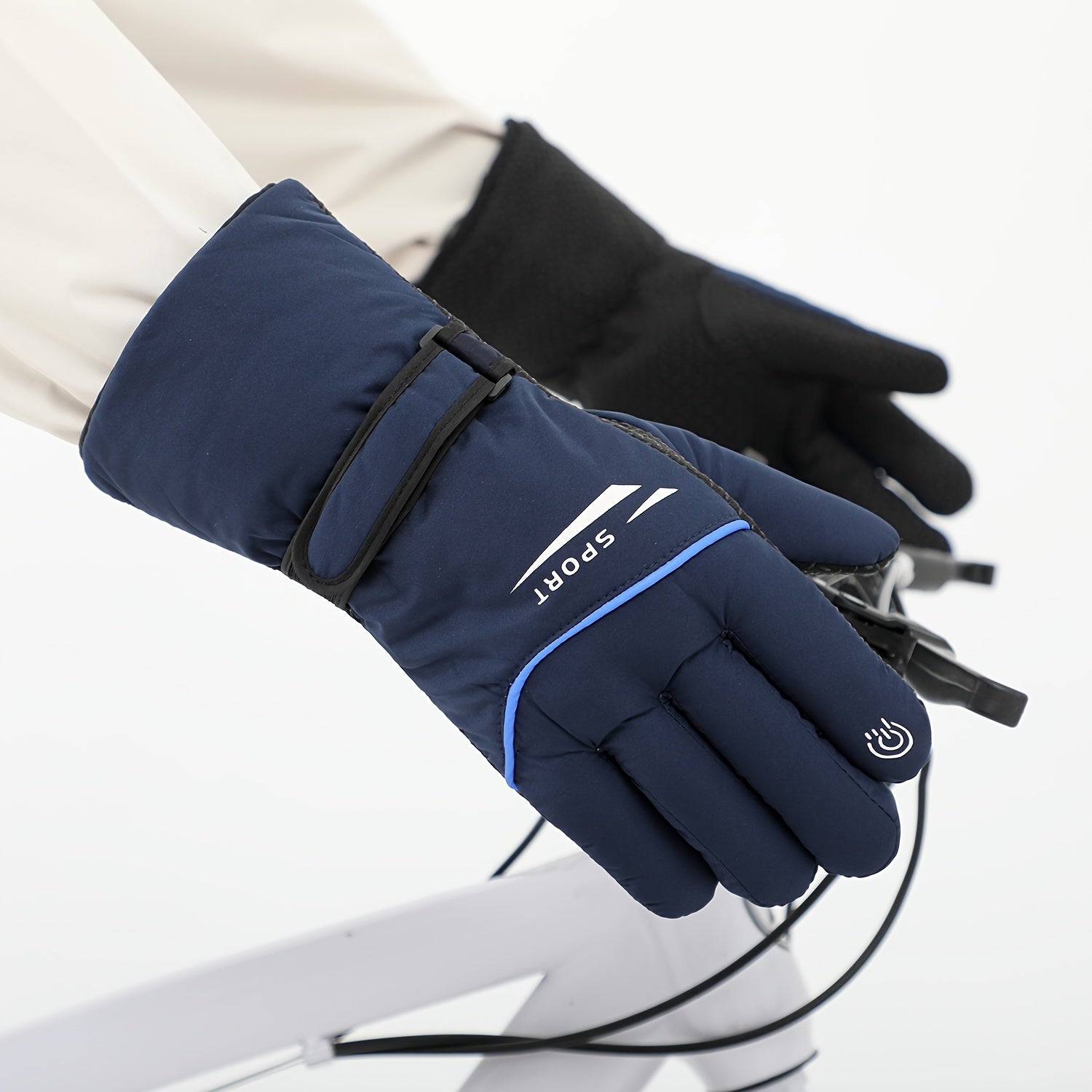Thickened Warm Gloves Skiing Cycling Touch Screen Reflective Gloves